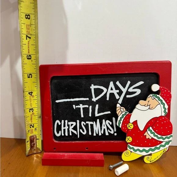 Vintage 1995 days till Christmas sign - Picture 7 of 8